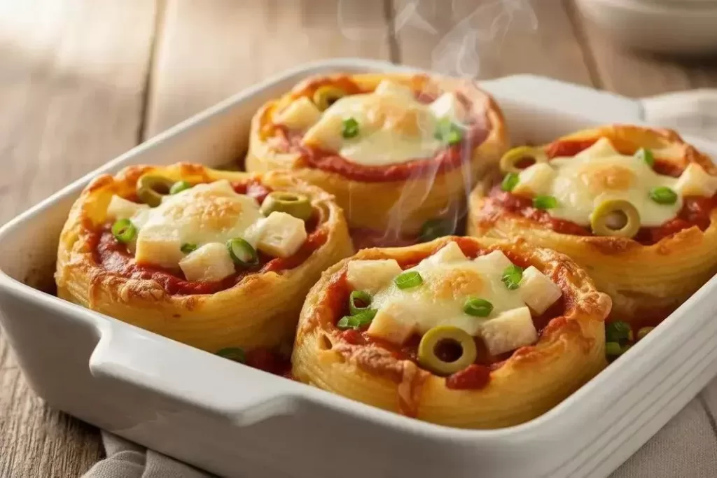 Stuffed Nest Oven Pasta - Creamy and Easy Stuffed Nest Oven Pasta