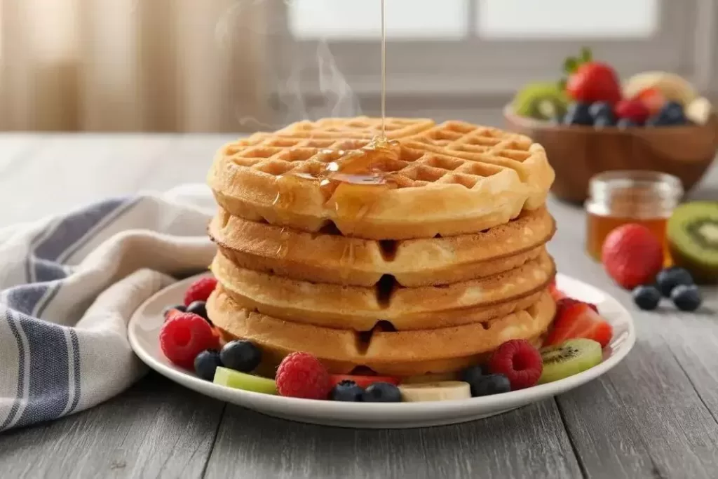 Waffle - Crispy Oat Waffle Healthy and Easy