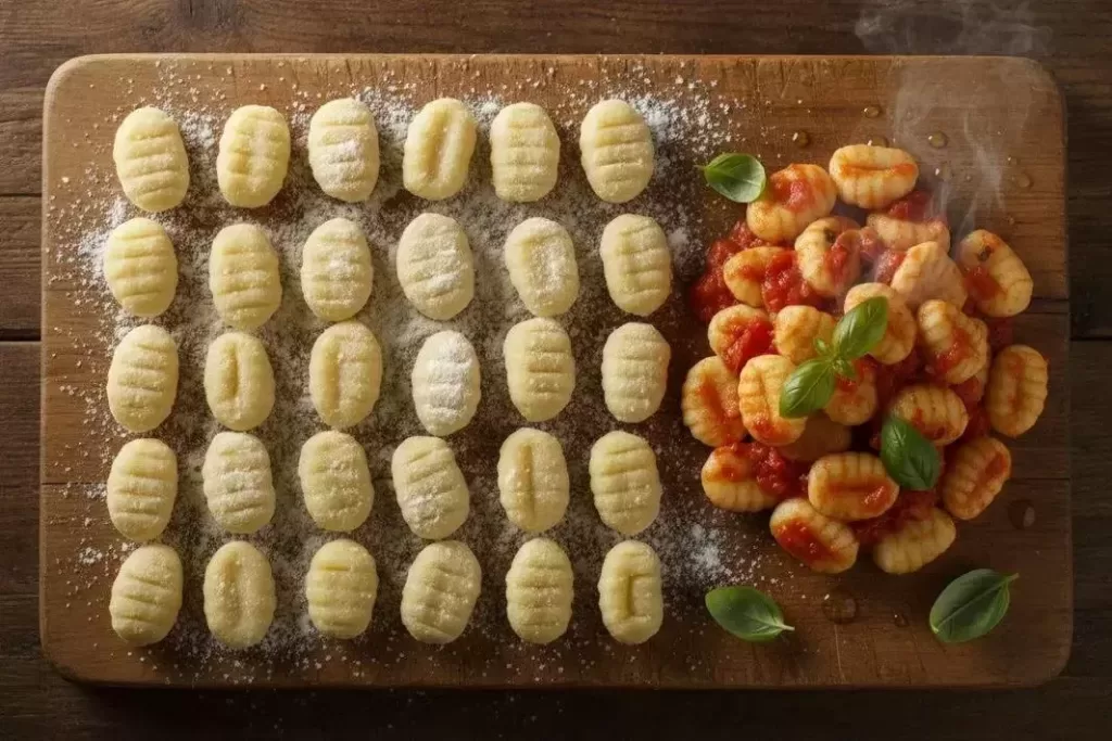 Potato Gnocchi - Grandma's Homemade Crispy Potato Gnocchi