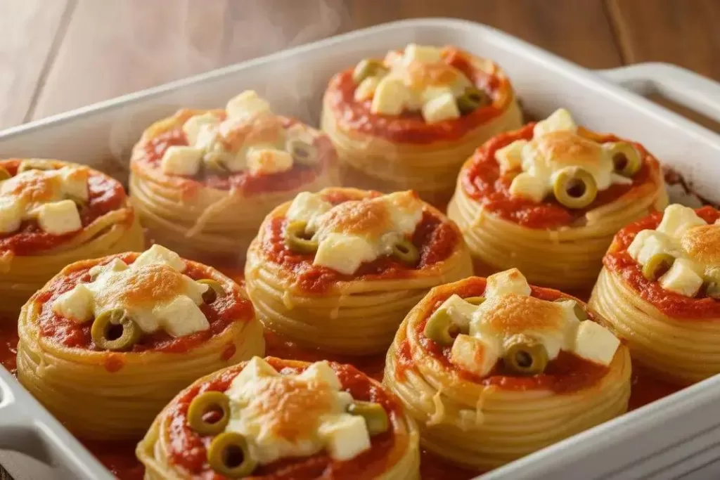 Foto de Macarrão de Forno pronto para servir - receita completa com ingredientes e modo de preparo