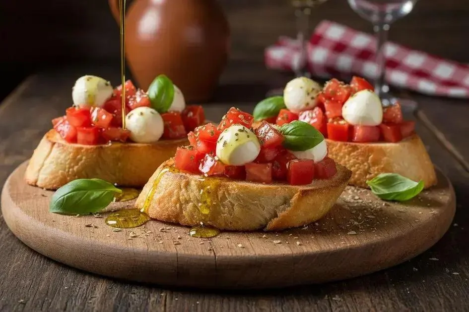 Bruschetta - Bruschetta Crocante para 10 que Impressiona em 30 Minutos!