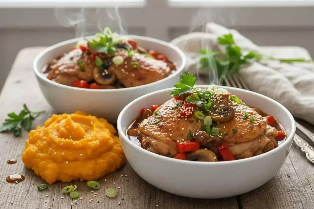 Chicken Stew with Pumpkin Puree - Tasty Lactose-Free Chicken Stew with Pumpkin Puree