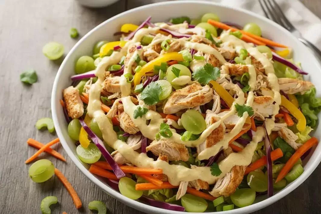 Chicken Salad - Creamy Chicken Salad with Green Grapes