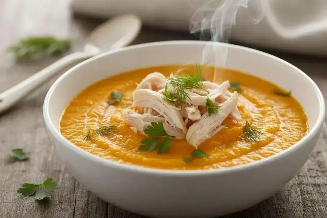 Carrot Puree with Chicken - Creamy and Light Carrot Puree with Chicken