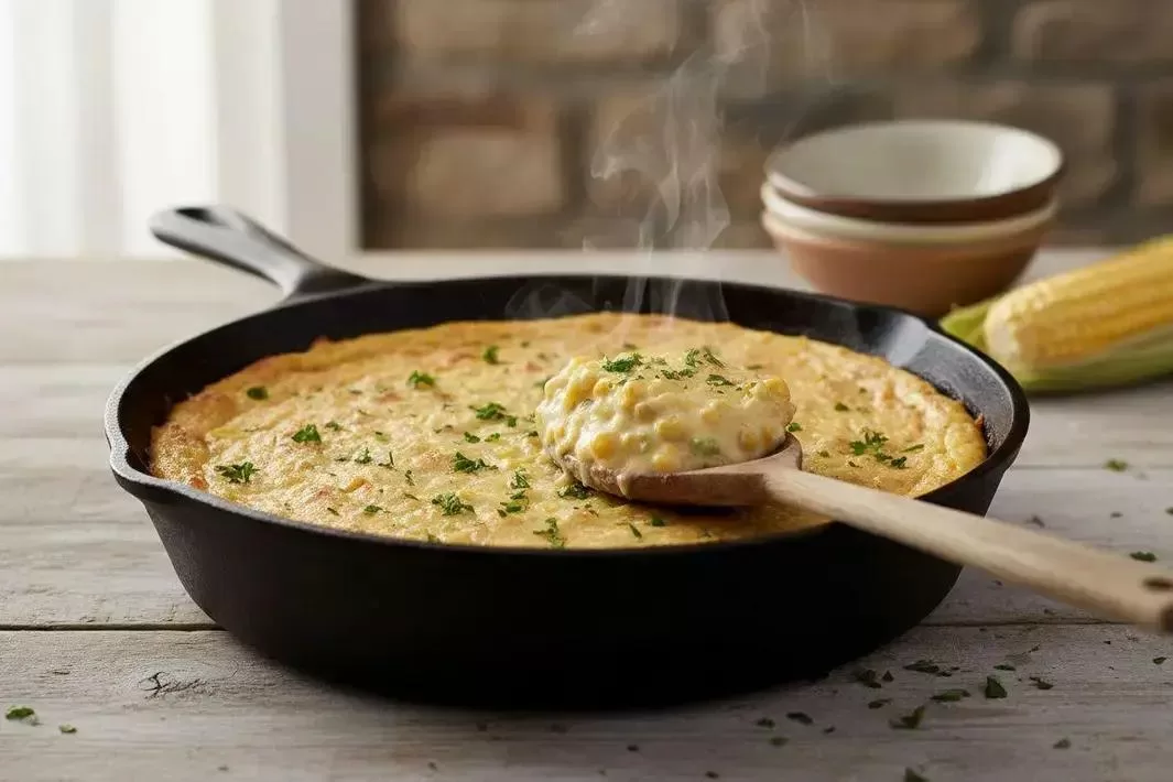 Foto de Creme de Milho pronto para servir - receita completa com ingredientes e modo de preparo
