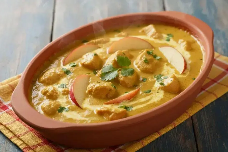 Curry - Curry de Frango Cremoso com Maçãs Irresistível em 40 Min!