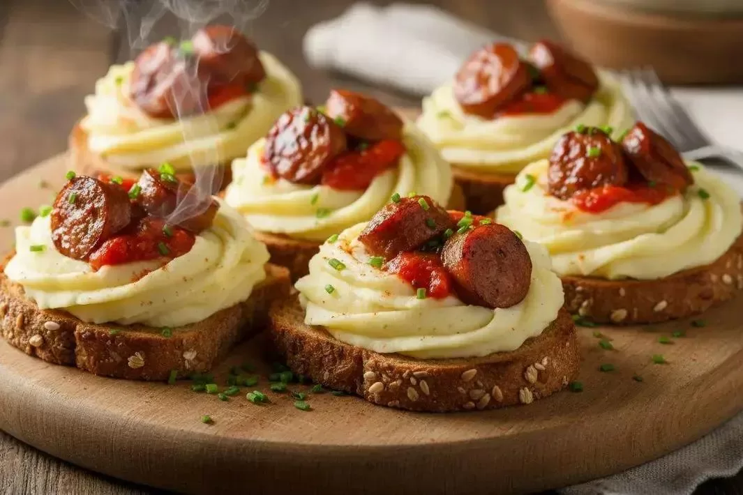 Crunchy Dog - Easy and Crunchy Crunchy Dog with Sausage and Mashed Potatoes