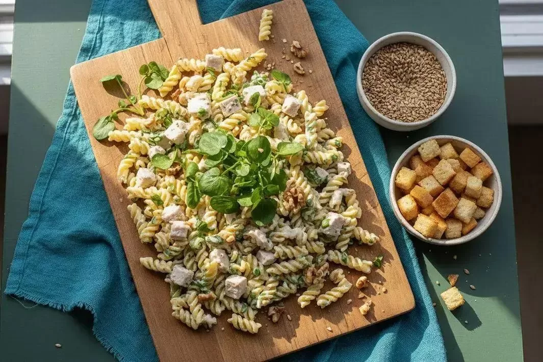 Green Salad - Easy Green Salad with Creamy Yogurt Sauce
