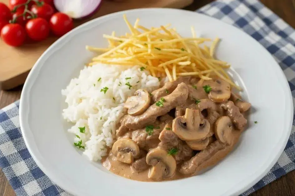Estrogonofe - Estrogonofe de Carne Cremoso para 10 Pessoas em 40 Minutos!