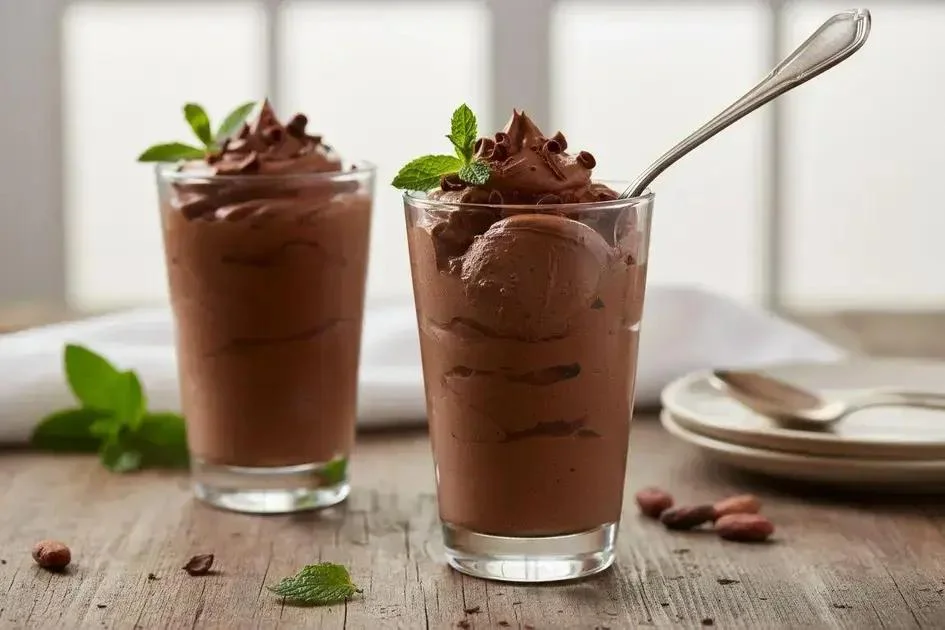 Mousse de Chocolate - Mousse de Chocolate Cremosa para 6 Porções que Derrete na Boca!