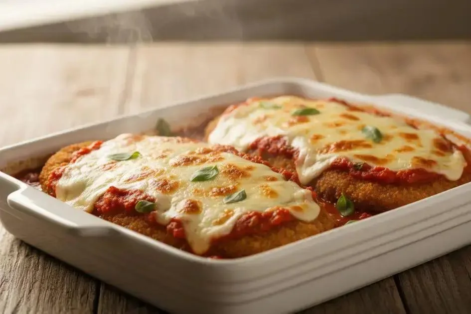 Parmegiana - Parmegiana Crocante no Forno para 4 em 60 Minutos Irresistível!