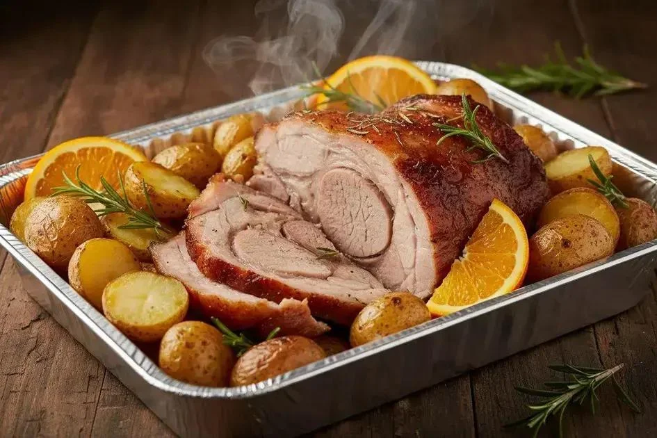 Pernil Assado - Pernil Assado Suculento com Batatas Douradas para 10 Pessoas Irresistível!
