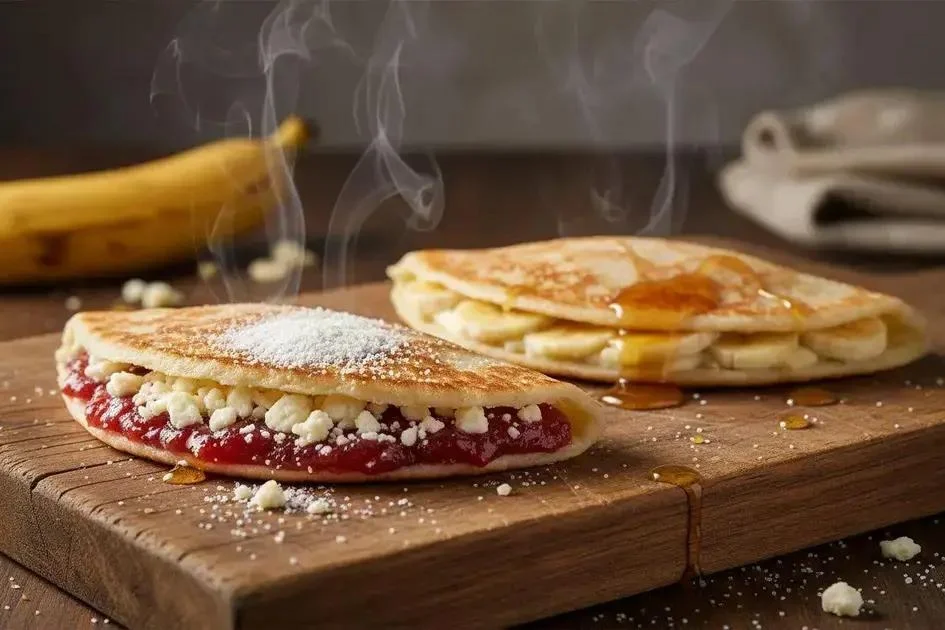 Tapiocas Recheadas Crocantes com Romeu Julieta e Banana Doce – 15 Min Irresistíveis!