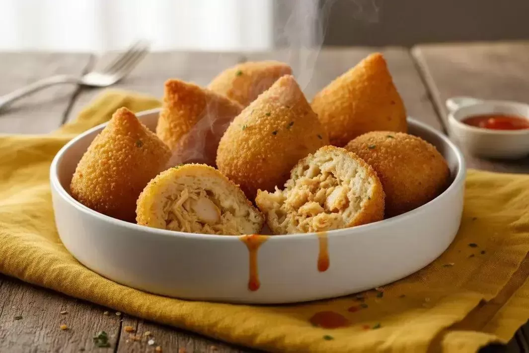 Chicken Coxinha - Soft and Tasty Chicken Coxinha for Parties