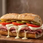 Bauru Sandwich - Juicy Bauru Sandwich with Homemade Roast Beef