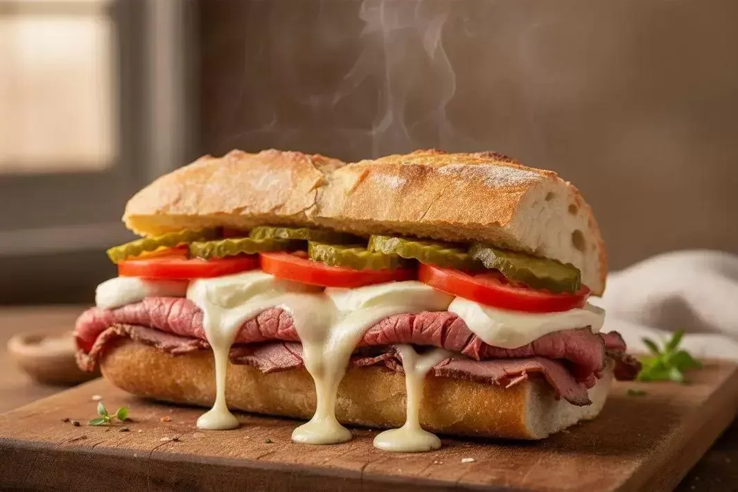 Bauru Sandwich - Juicy Bauru Sandwich with Homemade Roast Beef