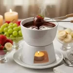 Traditional Chocolate Fondue - Traditional Creamy and Easy Chocolate Fondue