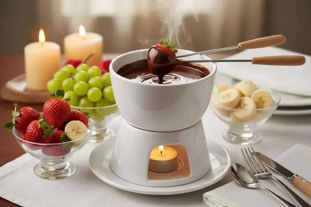 Traditional Chocolate Fondue - Traditional Creamy and Easy Chocolate Fondue